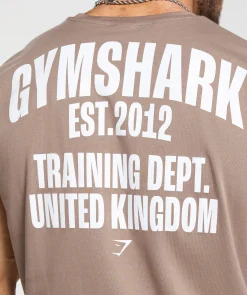 Heren Gymshark Tanktops|T-shirts*Training Dept. UK Cut Off Tank