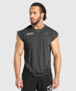 Heren Gymshark Tanktops|T-shirts*Training Dept. UK Cut Off Tank