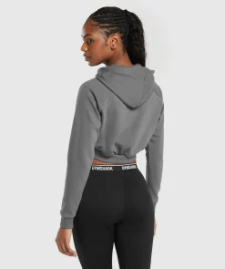 DAMES Gymshark Croptops|Hoodies & Truien*Training Fleece Cropped Hoodie
