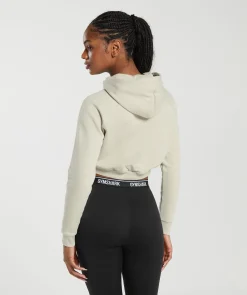 DAMES Gymshark Hoodies & Truien*Training Fleece Cropped Hoodie