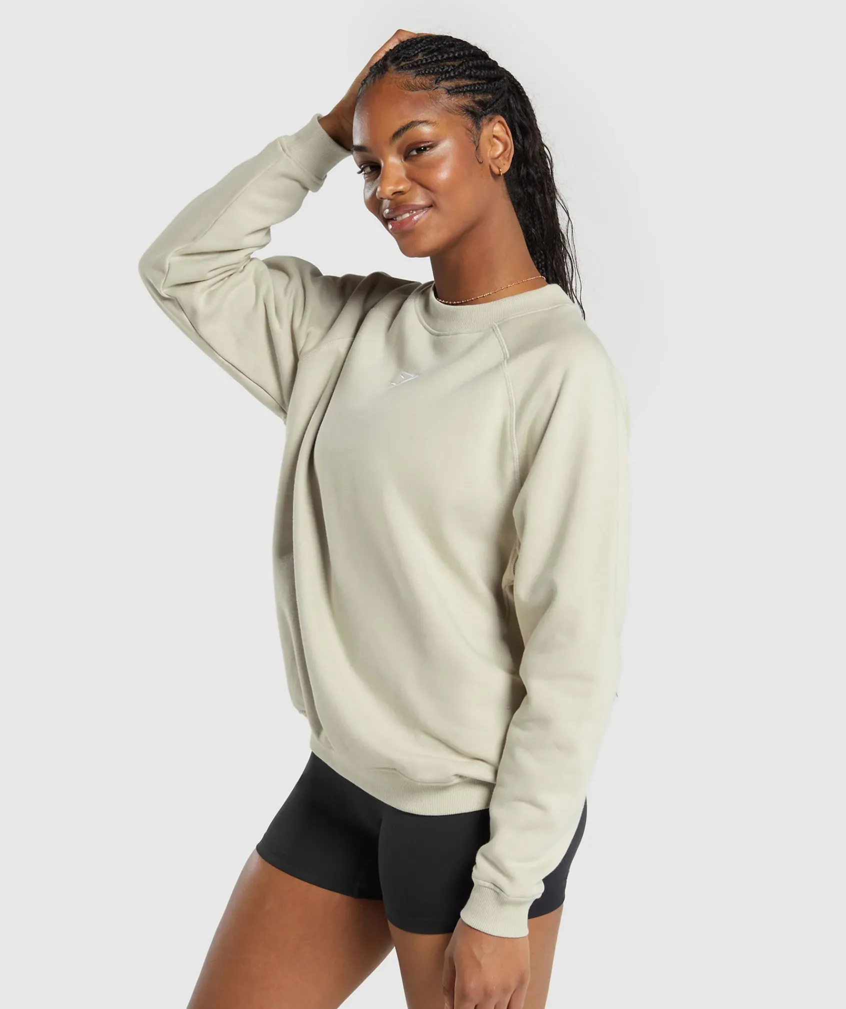 DAMES Gymshark Bedekkende Sportkleding|Hoodies & Truien*Training Oversized Fleece Sweatshirt