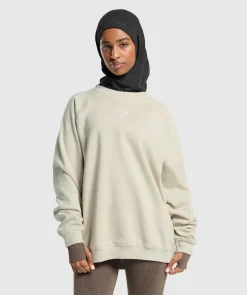 DAMES Gymshark Bedekkende Sportkleding|Hoodies & Truien*Training Oversized Fleece Sweatshirt