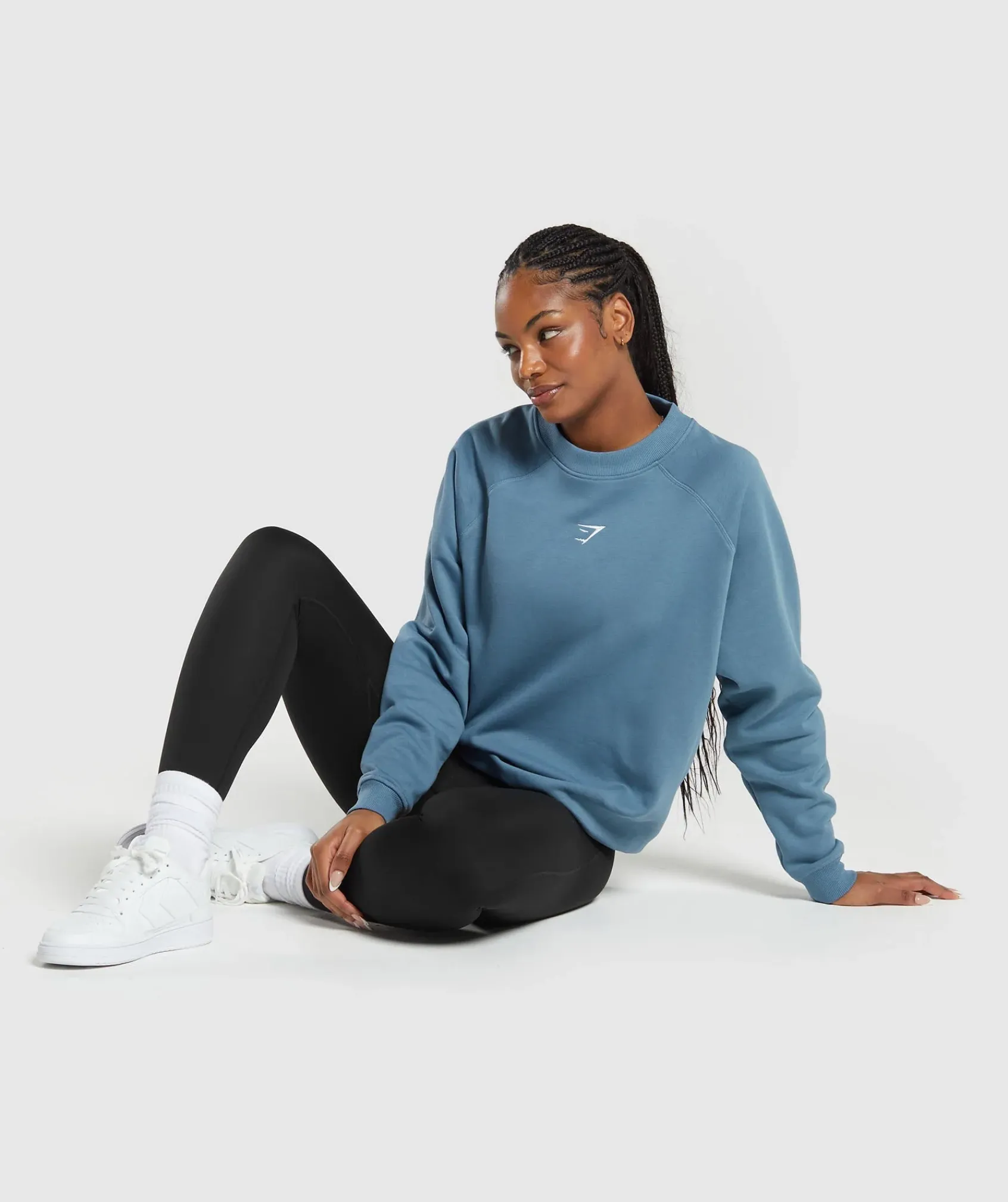DAMES Gymshark Bedekkende Sportkleding|Hoodies & Truien*Training Oversized Fleece Sweatshirt