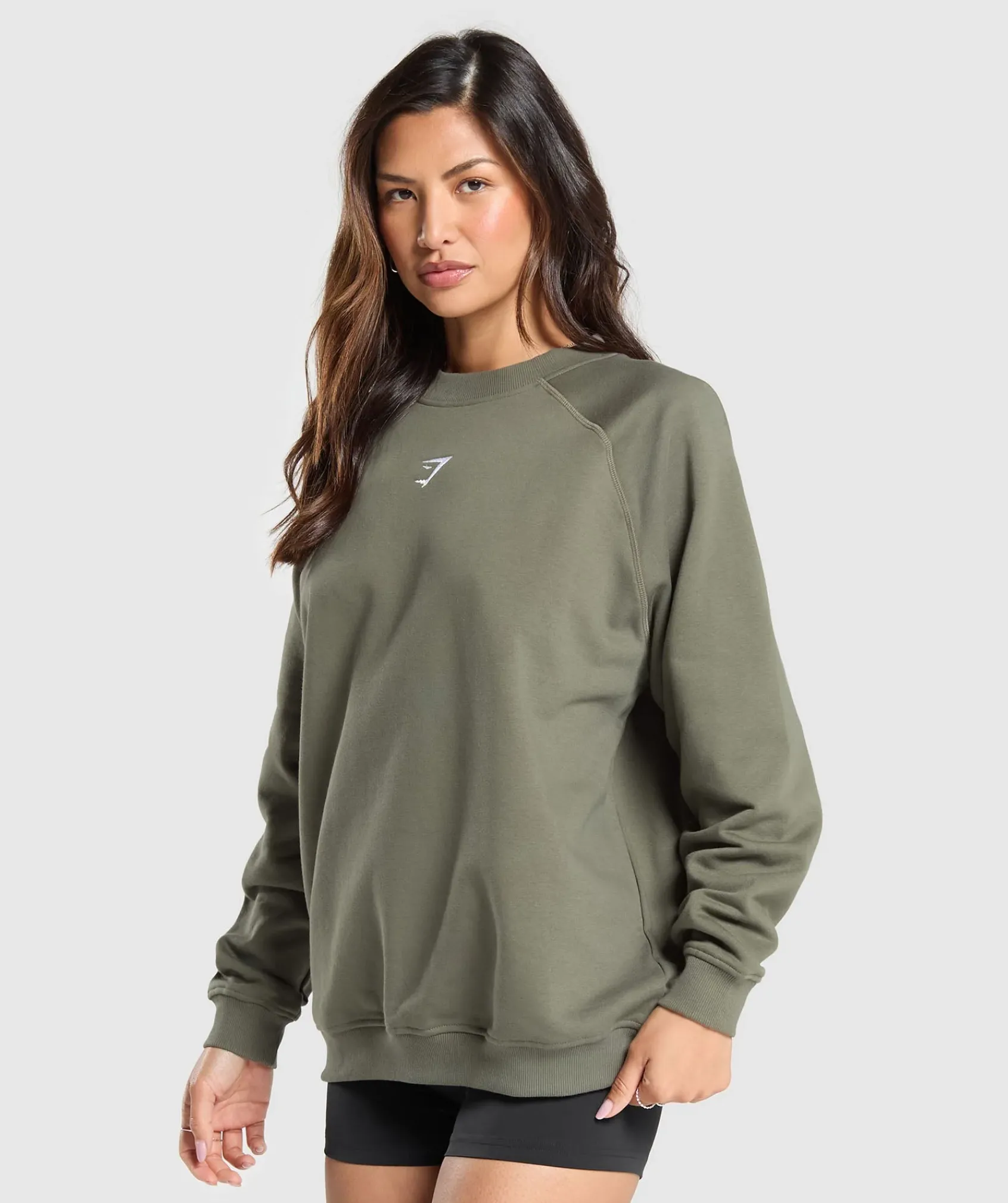 DAMES Gymshark Bedekkende Sportkleding|Hoodies & Truien*Training Oversized Fleece Sweatshirt