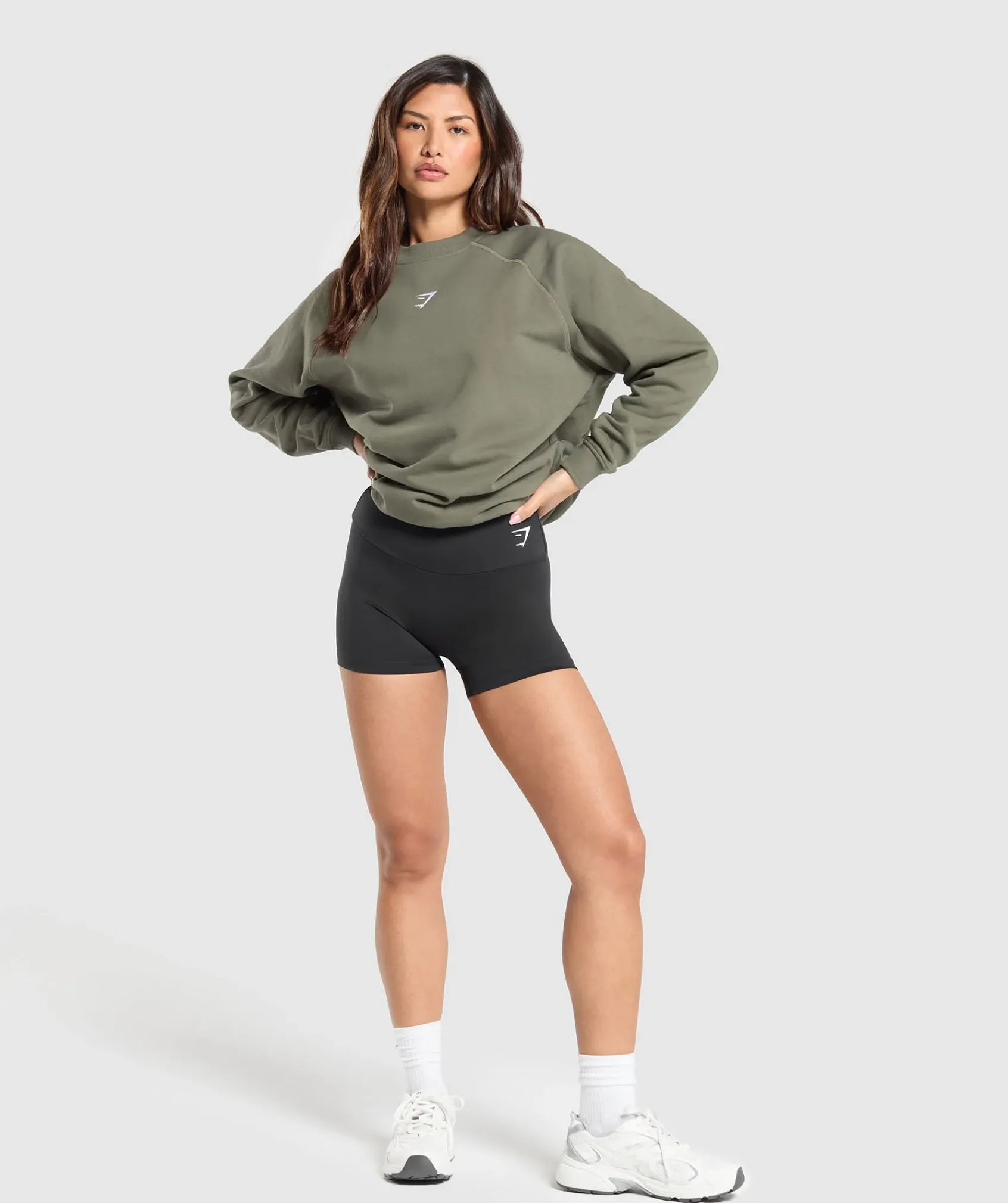 DAMES Gymshark Bedekkende Sportkleding|Hoodies & Truien*Training Oversized Fleece Sweatshirt