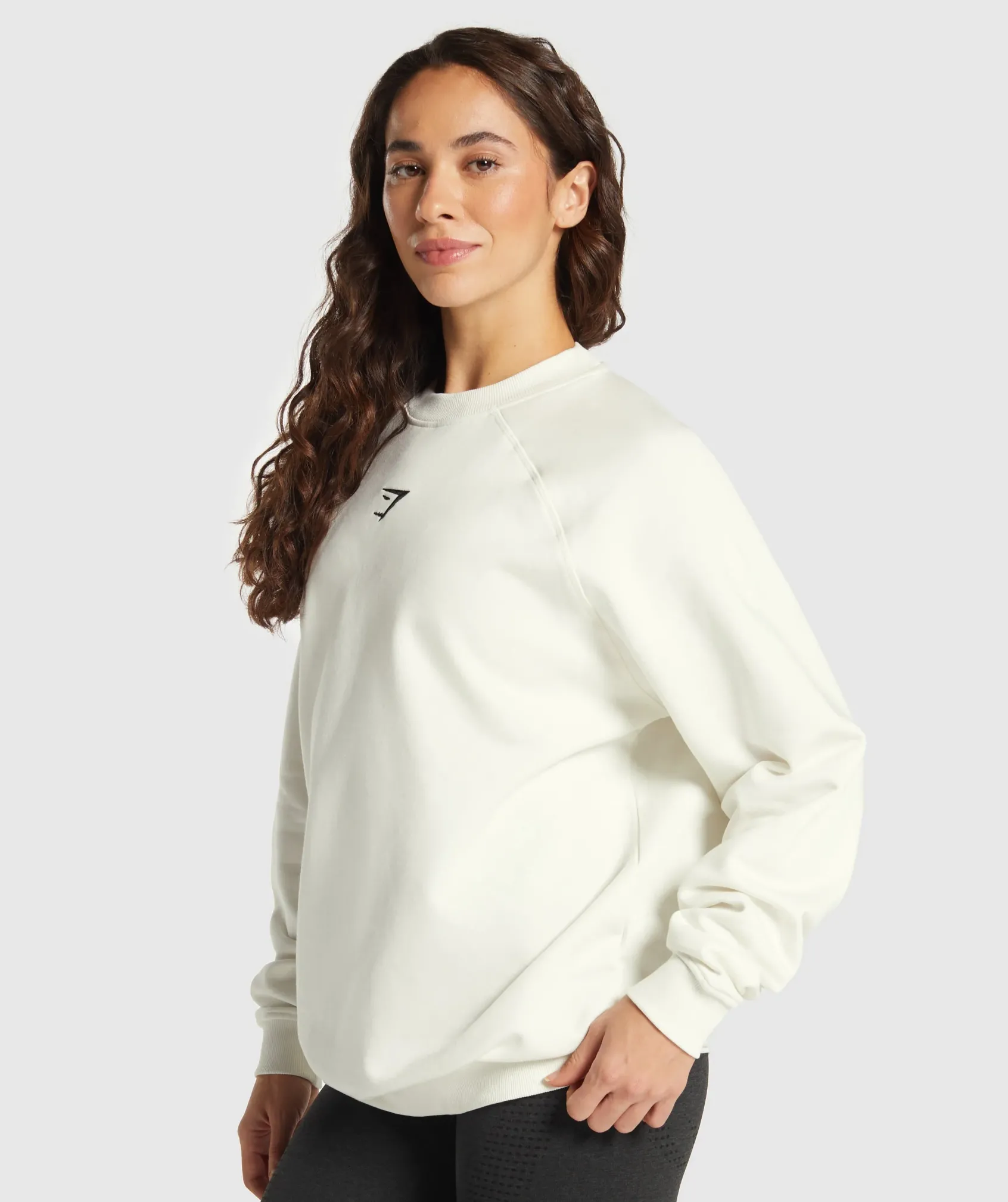 DAMES Gymshark Hoodies & Truien*Training Oversized Fleece Sweatshirt