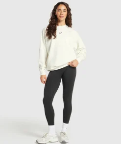 DAMES Gymshark Hoodies & Truien*Training Oversized Fleece Sweatshirt