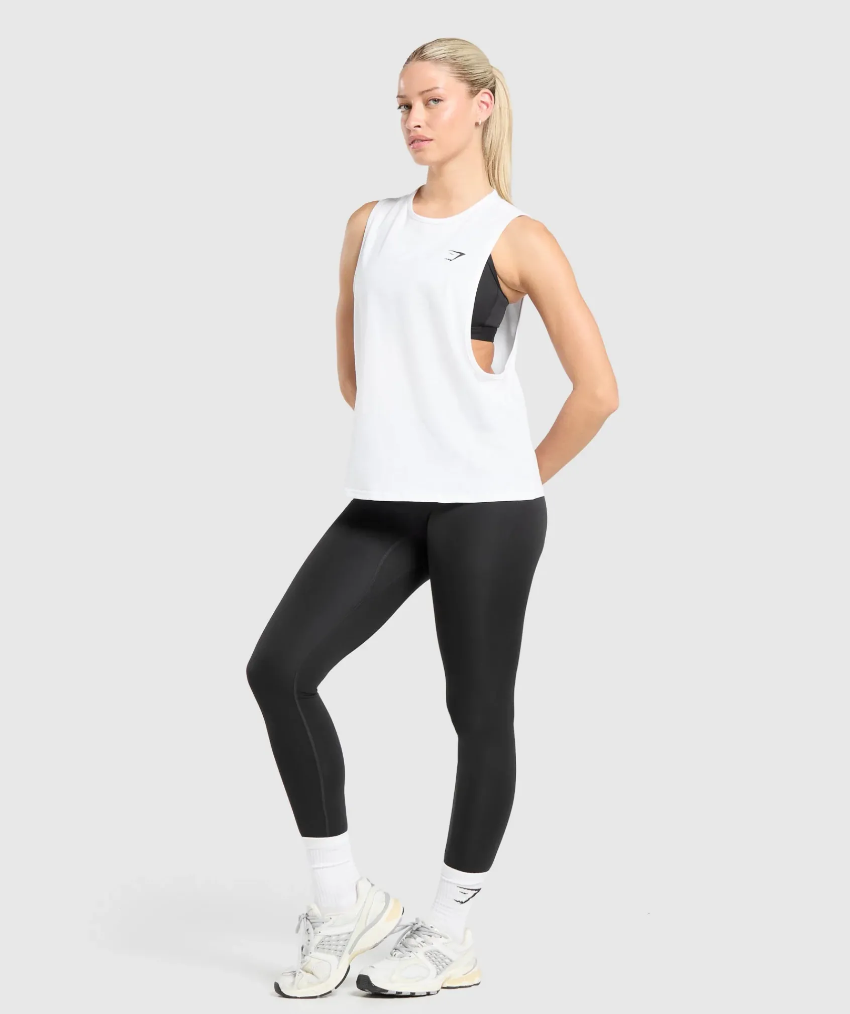 DAMES Gymshark Tanktops|T-shirts*Training Regular Length Drop Arm Tank