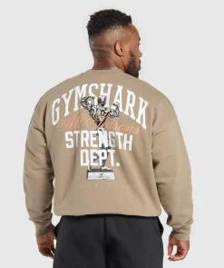 Heren Gymshark Hoodies & Truien*Trophy Graphic Crew