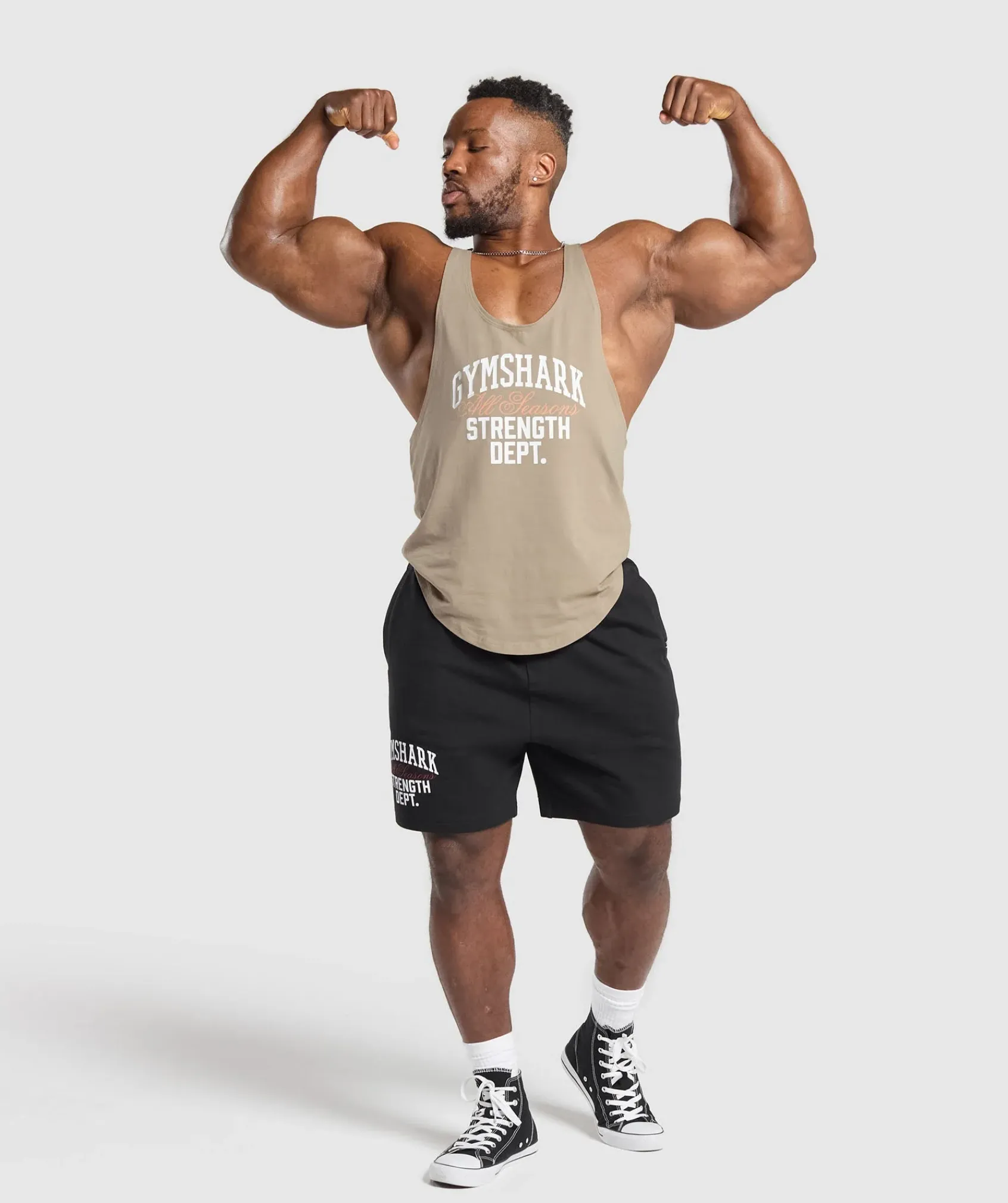 Heren Gymshark Stringers*Trophy Graphic Stringer