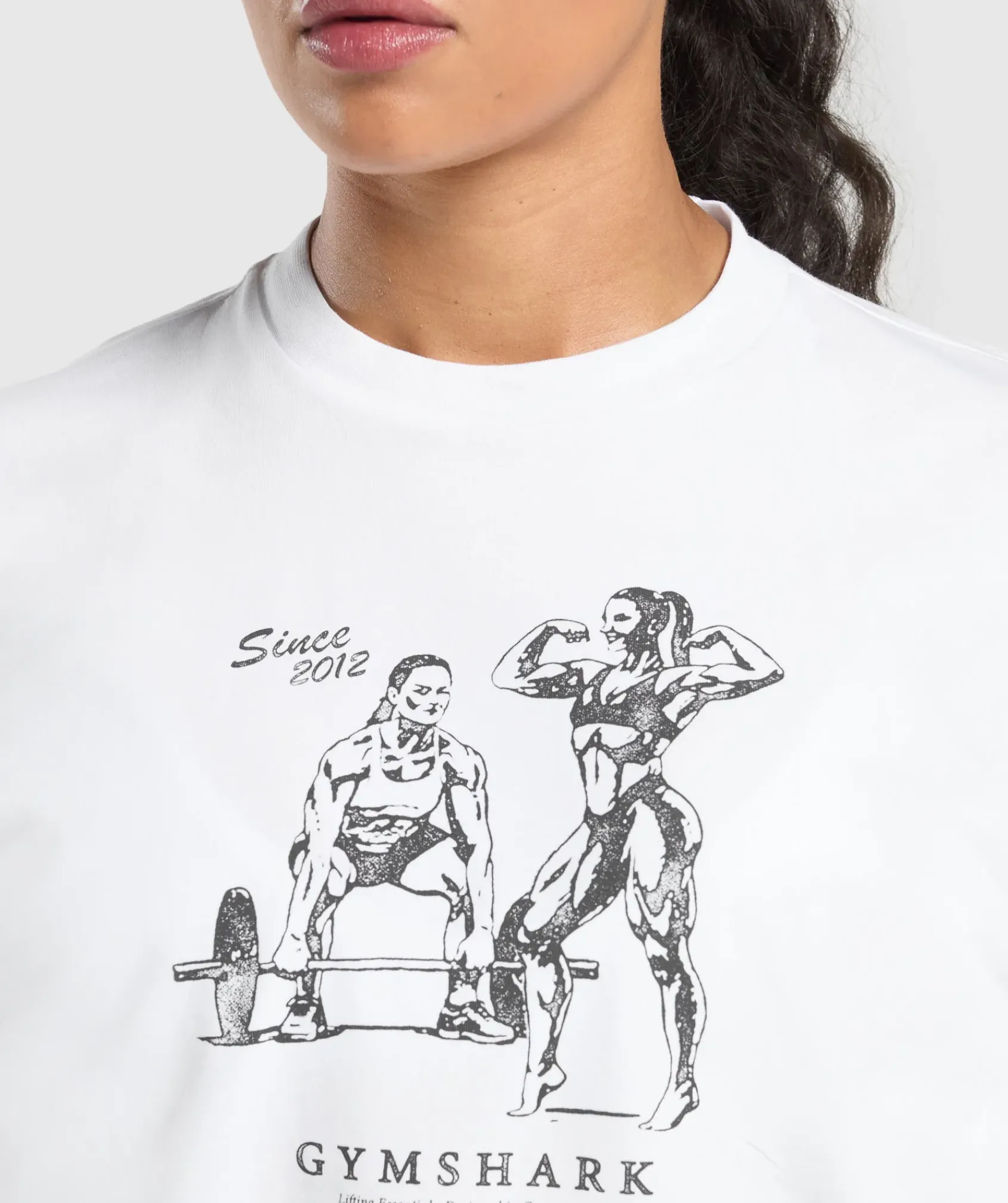 DAMES Gymshark Bedekkende Sportkleding|T-shirts*Two Strong Women Oversized T-Shirt