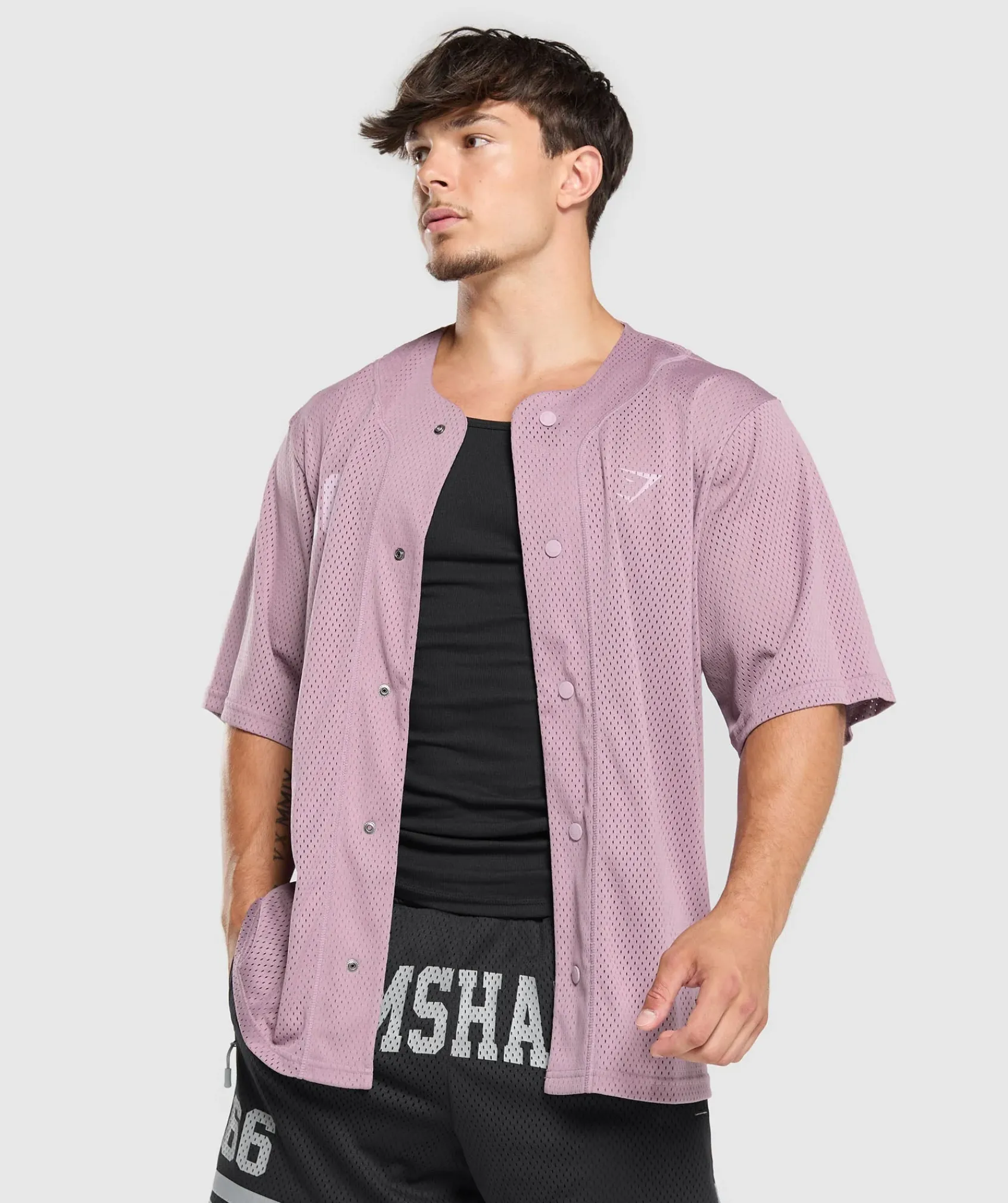 Heren Gymshark T-shirts*Varsity Jersey