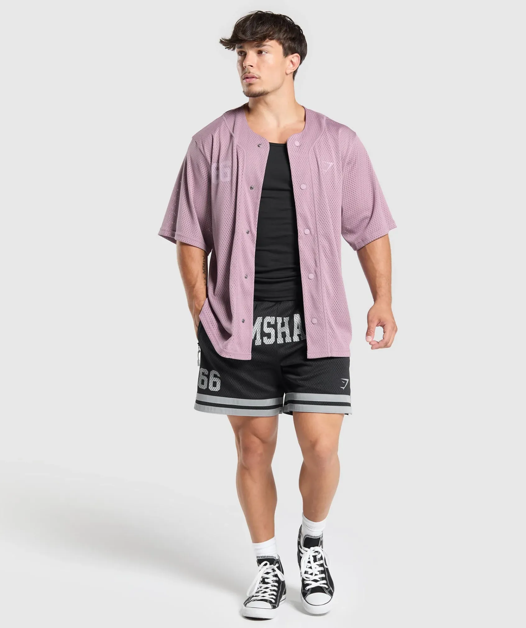Heren Gymshark T-shirts*Varsity Jersey