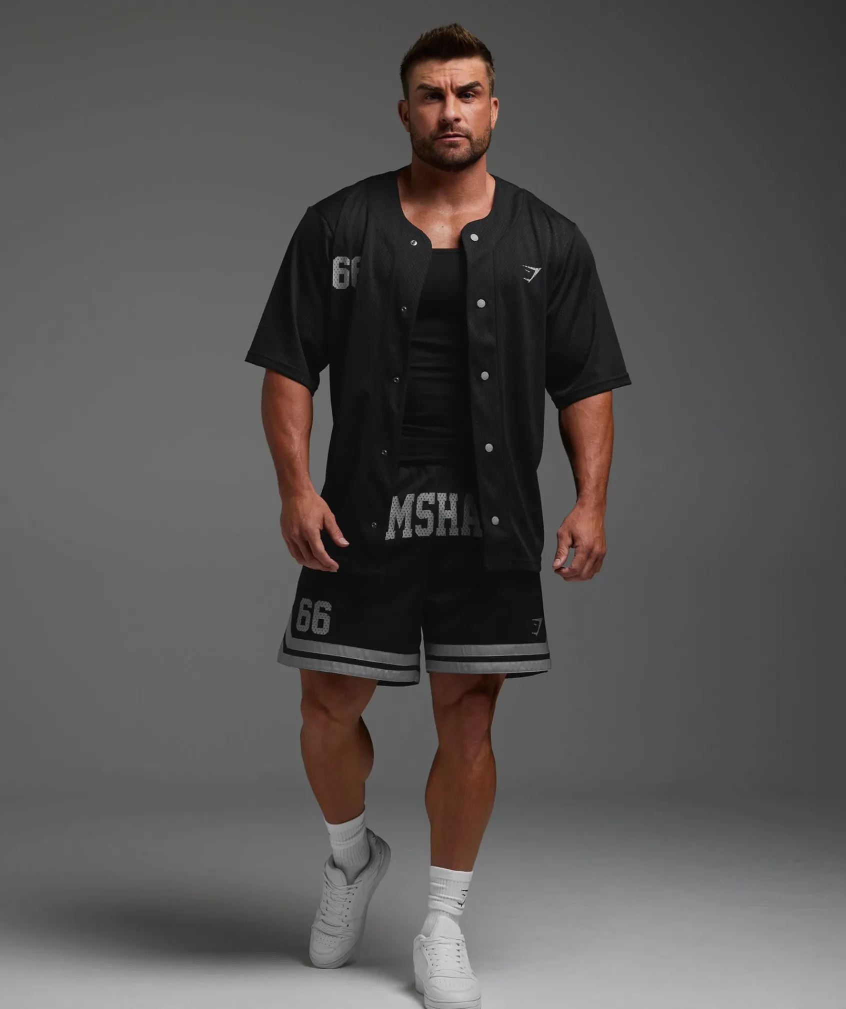 Heren Gymshark T-shirts*Varsity Jersey
