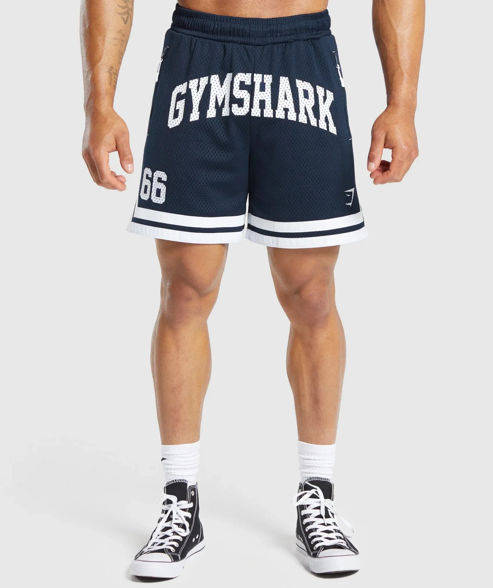 Heren Gymshark Shorts*Varsity Mesh Shorts