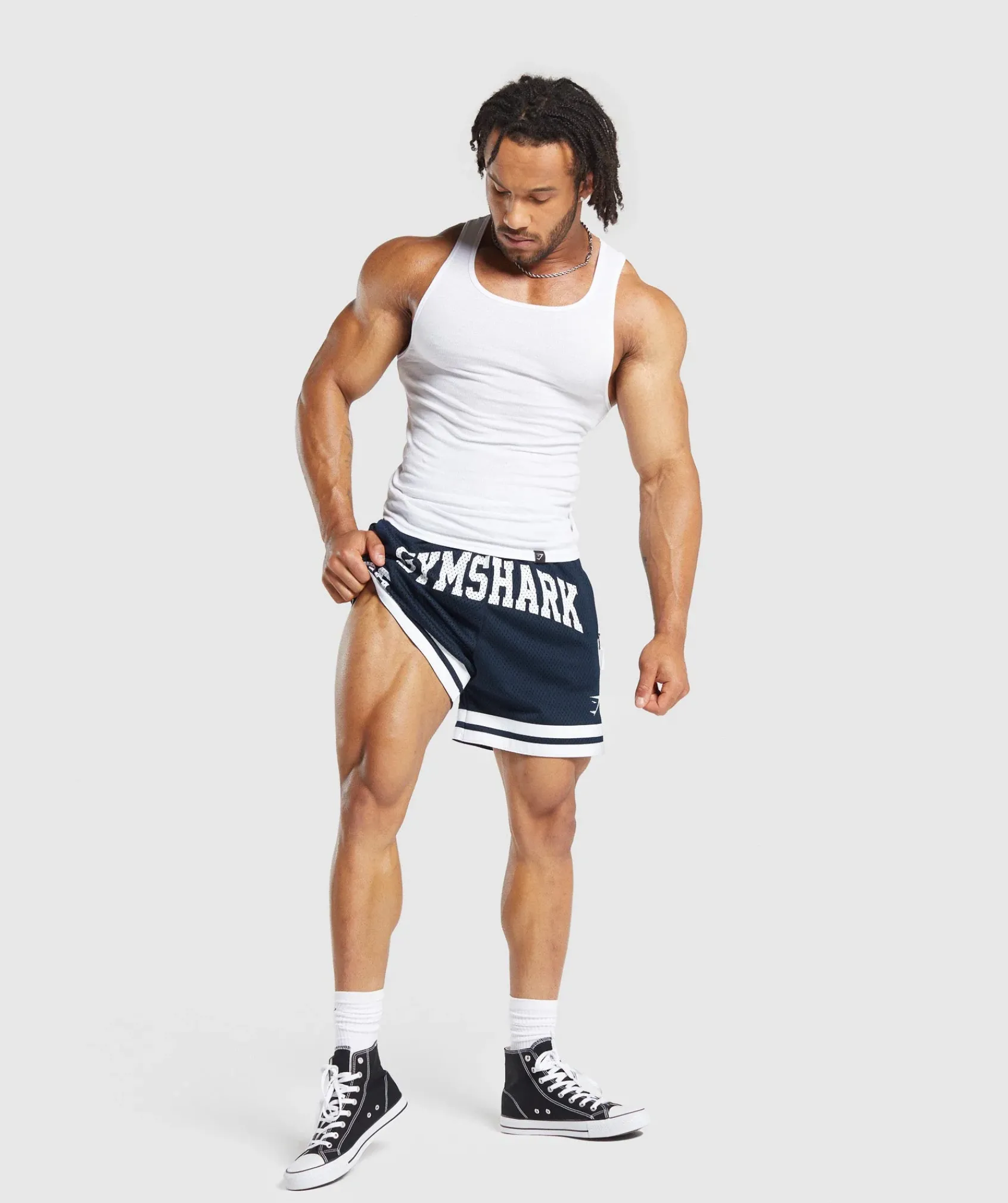Heren Gymshark Shorts*Varsity Mesh Shorts