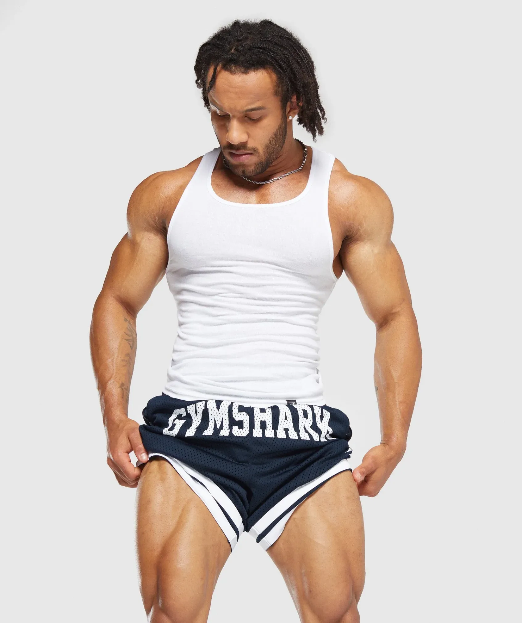 Heren Gymshark Shorts*Varsity Mesh Shorts