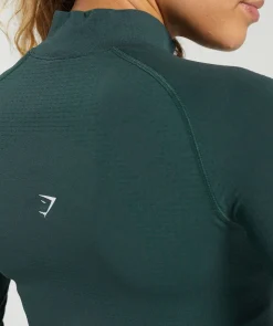 DAMES Gymshark Bedekkende Sportkleding|Sportjacks*Vital Seamless 2.0 1/2 Zip