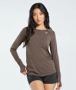 DAMES Gymshark Croptops|T-shirts*Vital Seamless 2.0 Light Long Sleeve Top