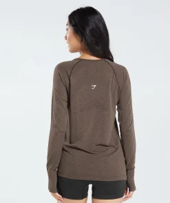 DAMES Gymshark Croptops|T-shirts*Vital Seamless 2.0 Light Long Sleeve Top