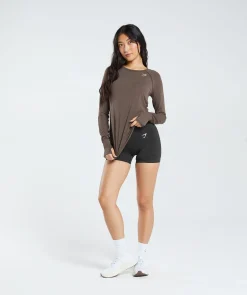 DAMES Gymshark Croptops|T-shirts*Vital Seamless 2.0 Light Long Sleeve Top
