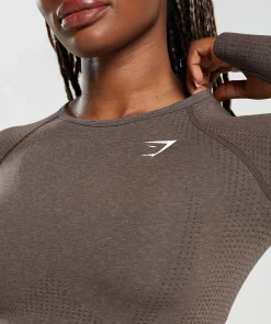 DAMES Gymshark Croptops|T-shirts*Vital Seamless 2.0 Long Sleeve Crop Top