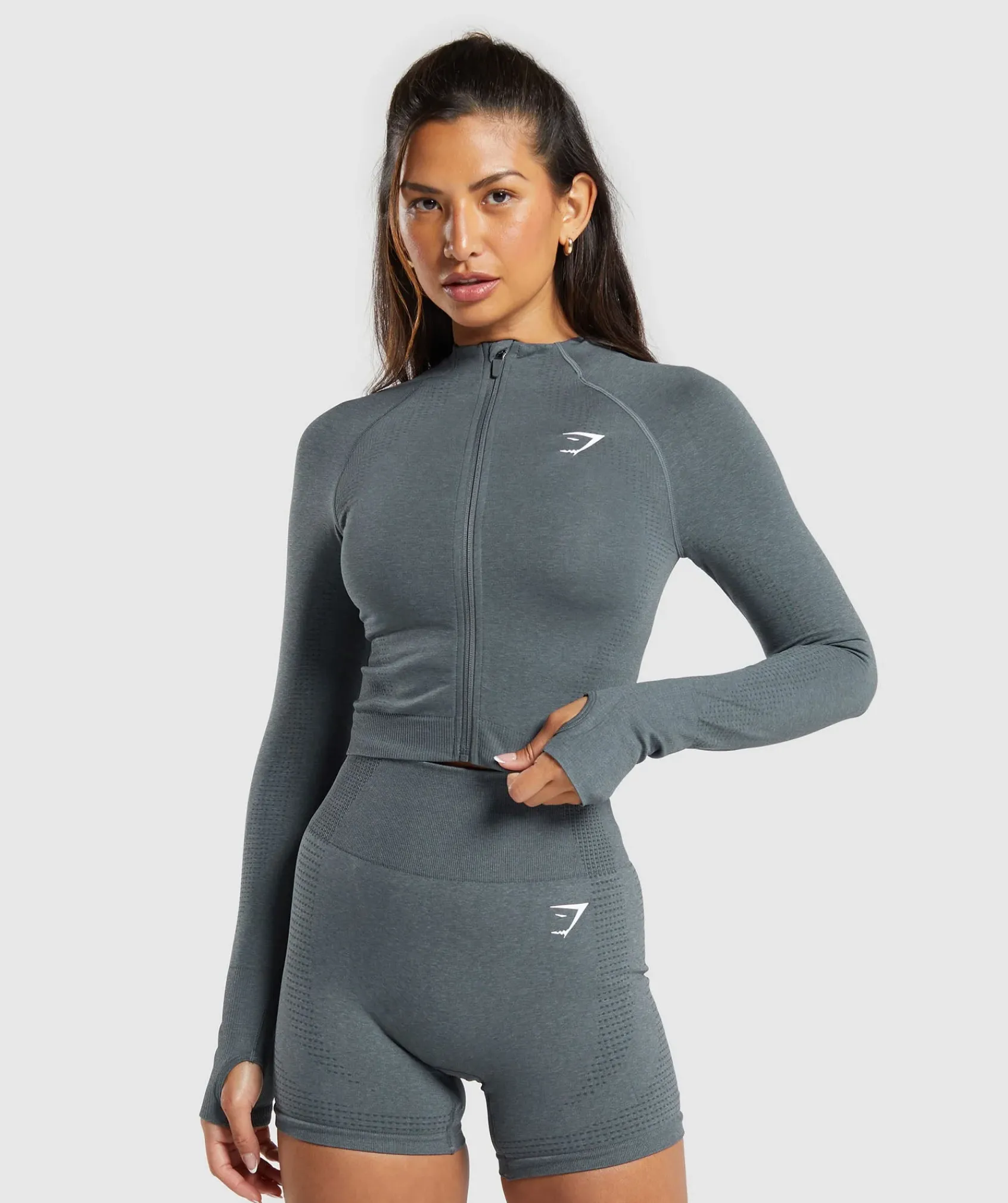 DAMES Gymshark Sportjacks*Vital Seamless 2.0 Midi Zip Up Jacket