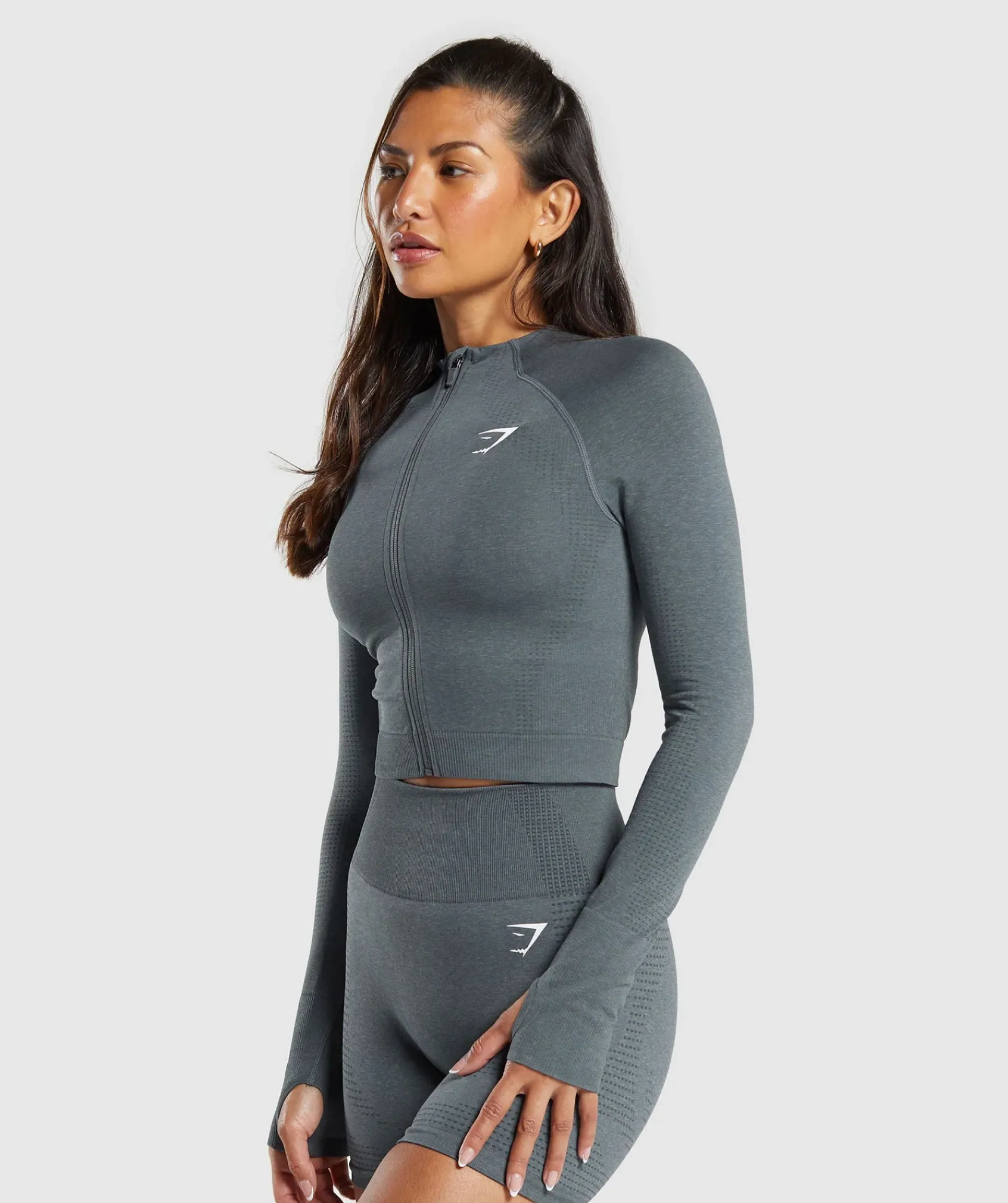 DAMES Gymshark Sportjacks*Vital Seamless 2.0 Midi Zip Up Jacket