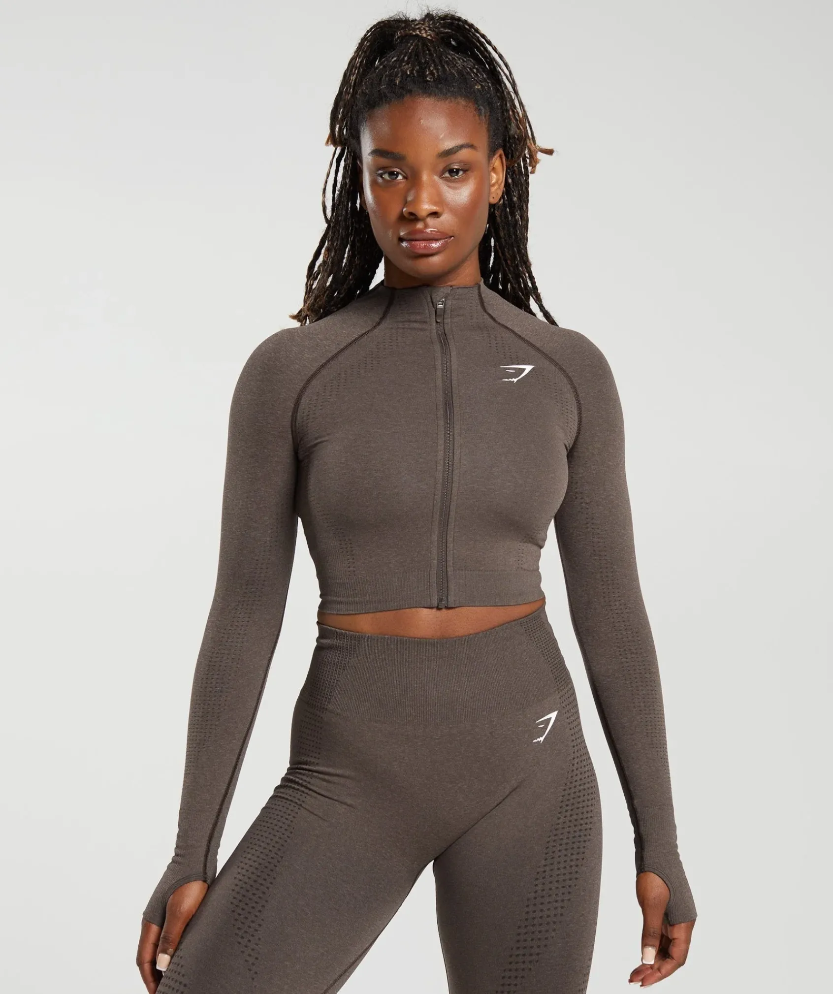 DAMES Gymshark Sportjacks*Vital Seamless 2.0 Midi Zip Up Jacket