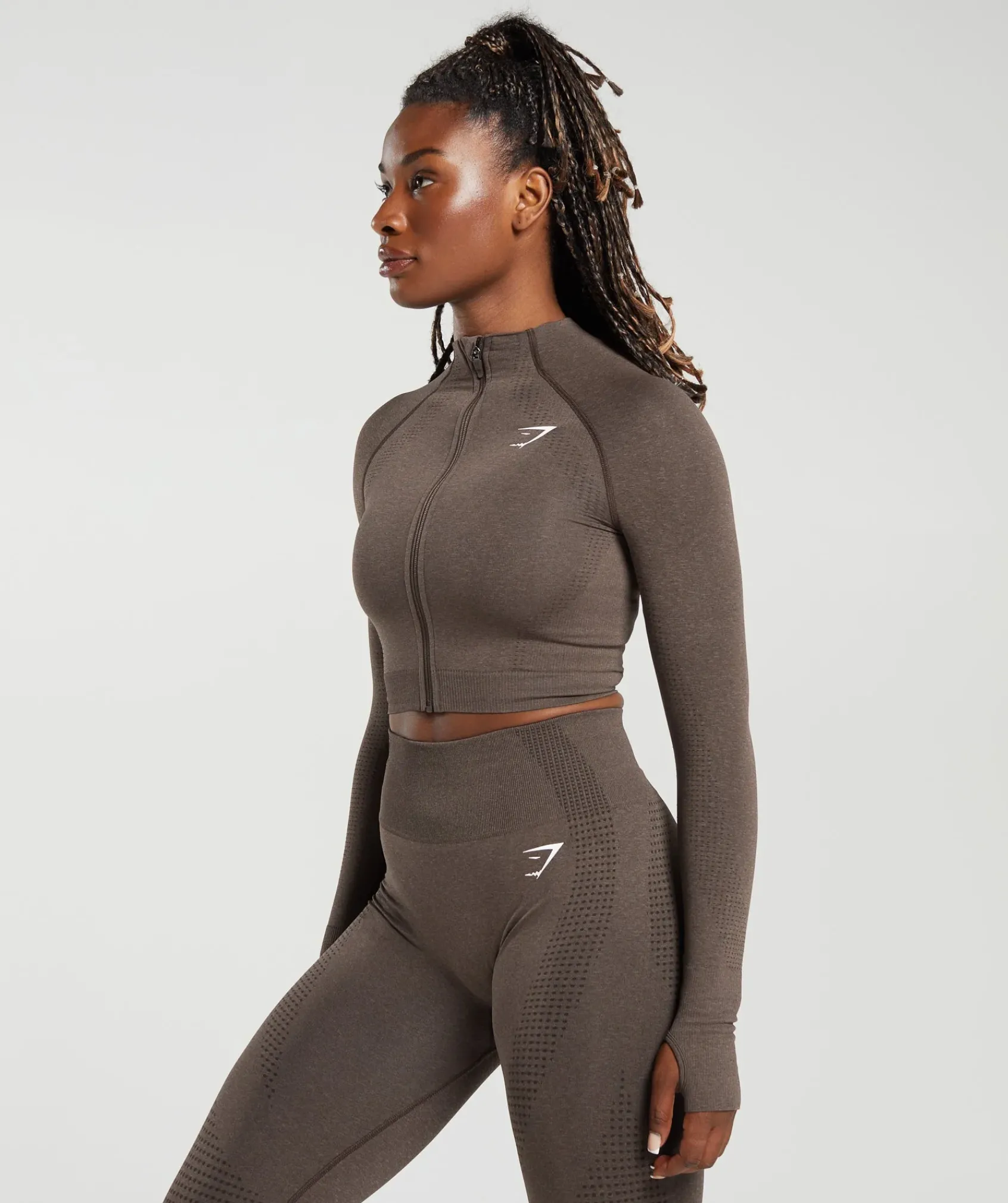 DAMES Gymshark Sportjacks*Vital Seamless 2.0 Midi Zip Up Jacket
