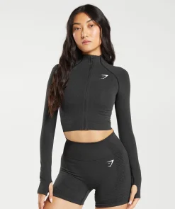 DAMES Gymshark Sportjacks*Vital Seamless 2.0 Midi Zip Up Jacket