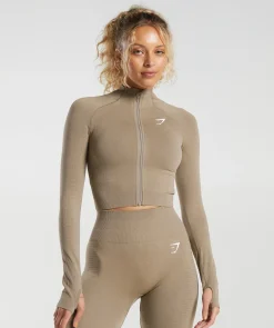 DAMES Gymshark Sportjacks*Vital Seamless 2.0 Midi Zip Up Jacket