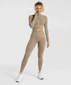DAMES Gymshark Sportjacks*Vital Seamless 2.0 Midi Zip Up Jacket