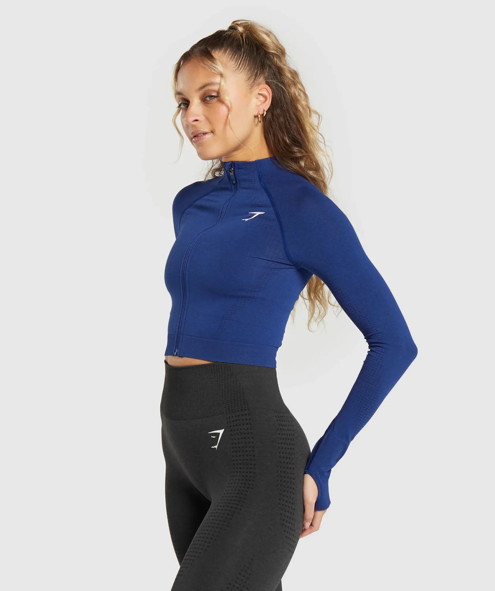 DAMES Gymshark Sportjacks*Vital Seamless 2.0 Midi Zip Up Jacket