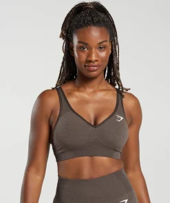 DAMES Gymshark Bedekkende Sportkleding|Sport-bh's*Vital Seamless 2.0 V Neck Sports Bra