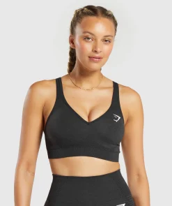DAMES Gymshark Bedekkende Sportkleding|Sport-bh's*Vital Seamless 2.0 V Neck Sports Bra