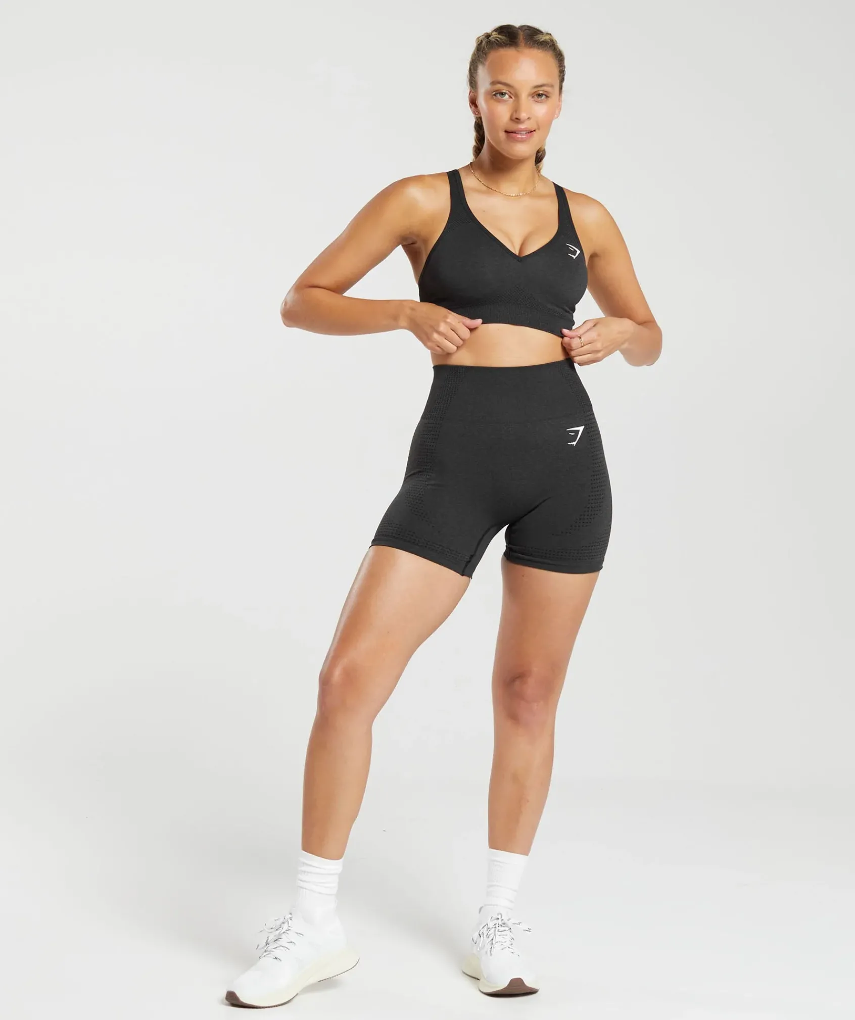DAMES Gymshark Bedekkende Sportkleding|Sport-bh's*Vital Seamless 2.0 V Neck Sports Bra