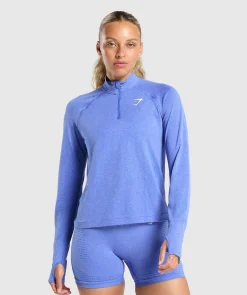 DAMES Gymshark Sportjacks|Hoodies & Truien*Vital Seamless 1/4 Zip Pullover