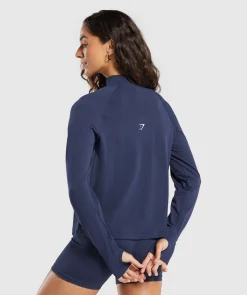 DAMES Gymshark Bedekkende Sportkleding|Sportjacks*Vital Seamless 1/4 Zip Pullover