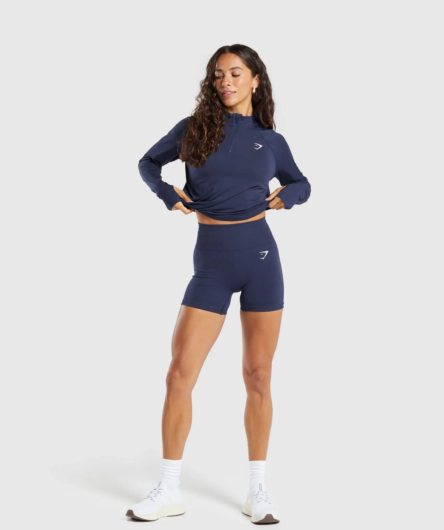 DAMES Gymshark Bedekkende Sportkleding|Sportjacks*Vital Seamless 1/4 Zip Pullover
