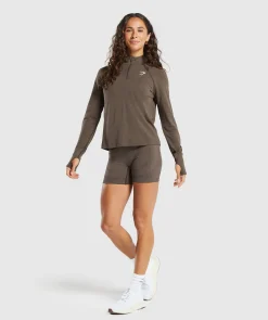 DAMES Gymshark Sportjacks|Hoodies & Truien*Vital Seamless 1/4 Zip Pullover