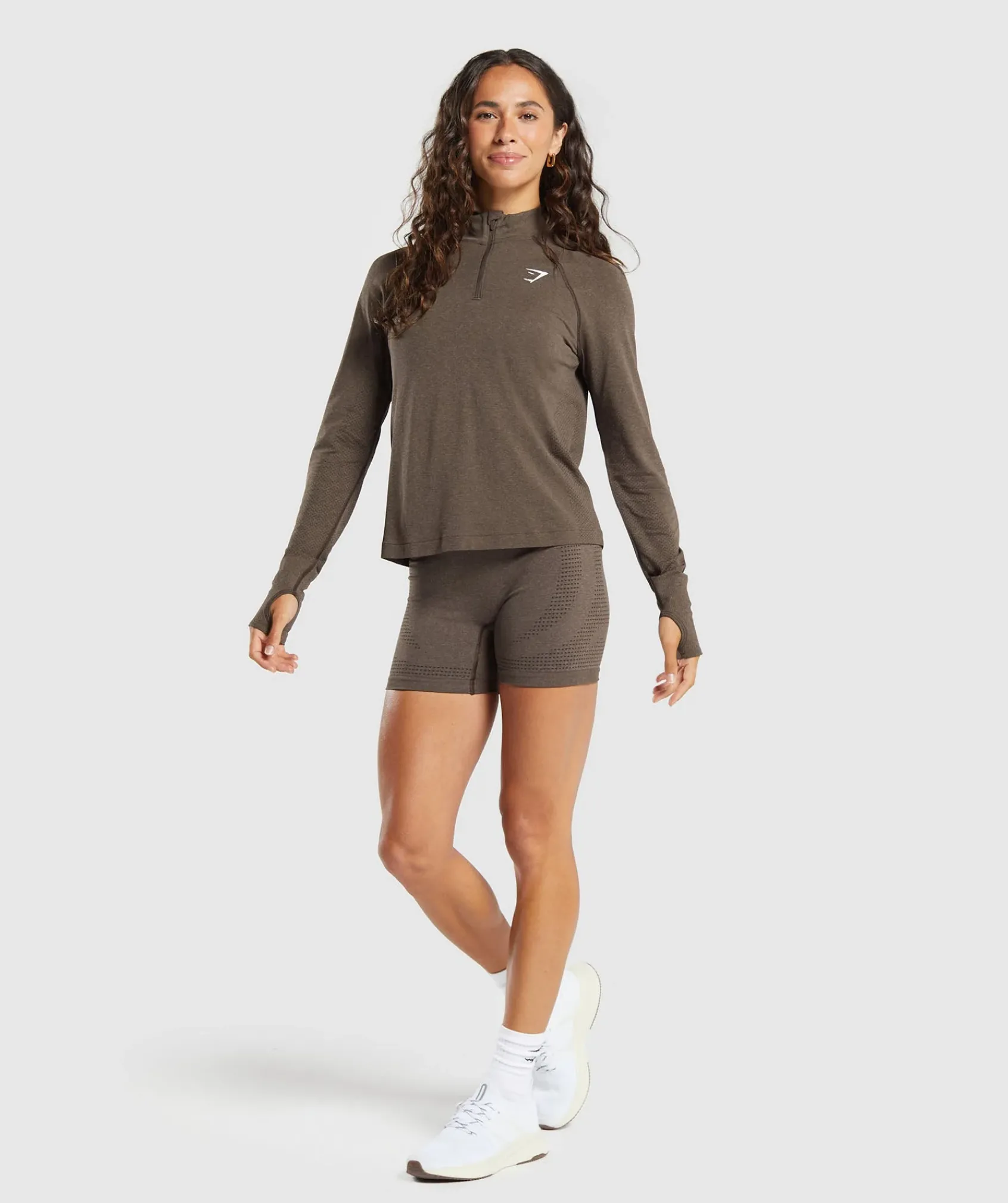 DAMES Gymshark Sportjacks|Hoodies & Truien*Vital Seamless 1/4 Zip Pullover
