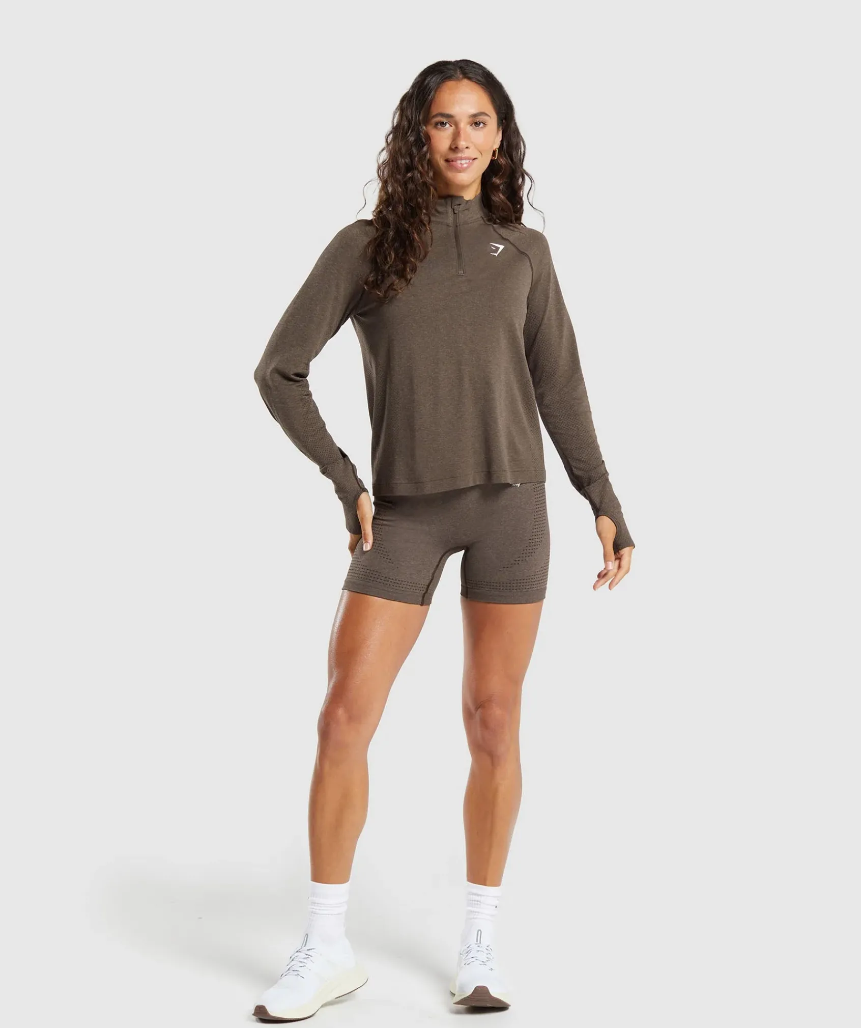 DAMES Gymshark Sportjacks|Hoodies & Truien*Vital Seamless 1/4 Zip Pullover