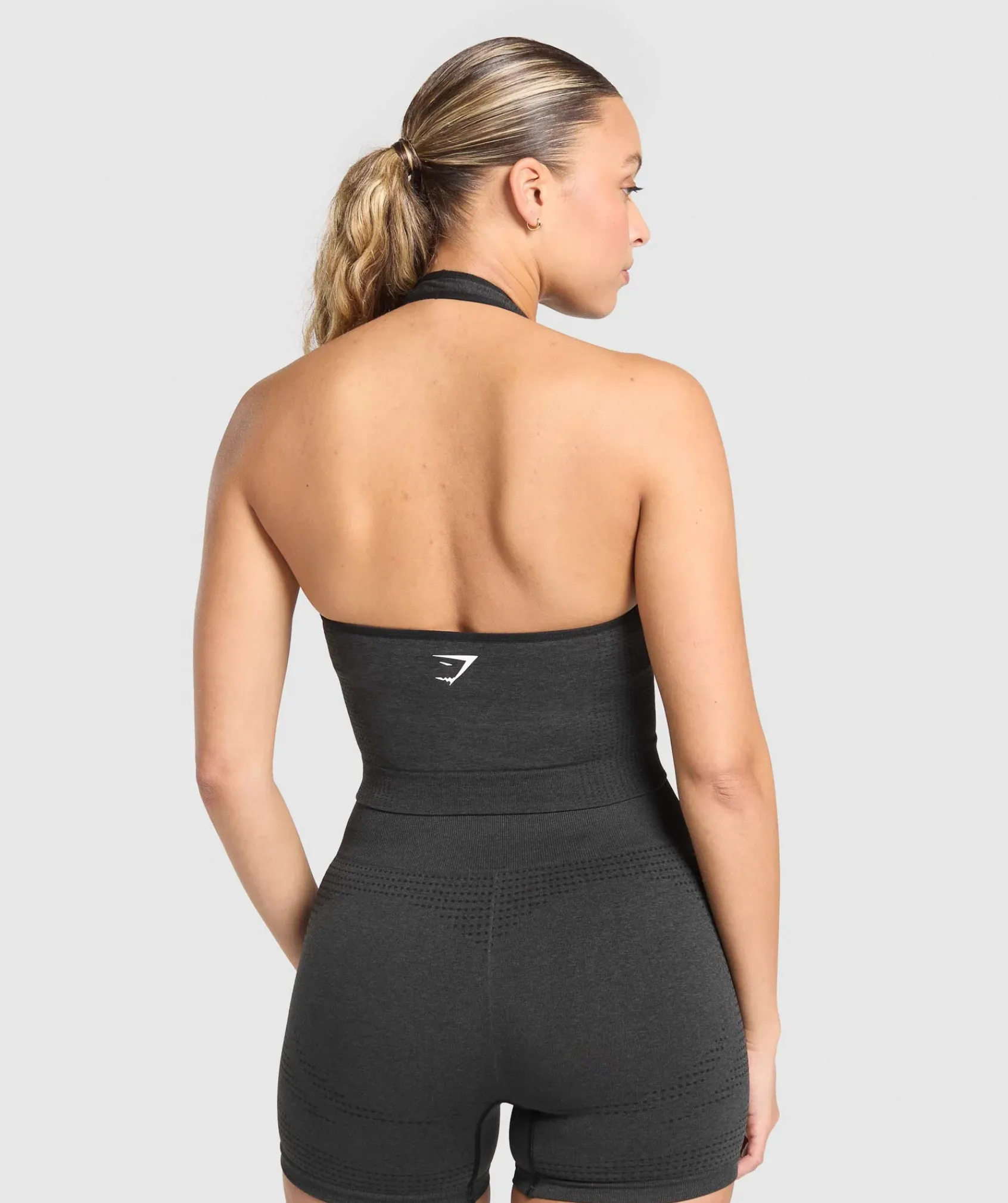 DAMES Gymshark Croptops|Tanktops*Vital Seamless Halter Neck Tank With Shelf
