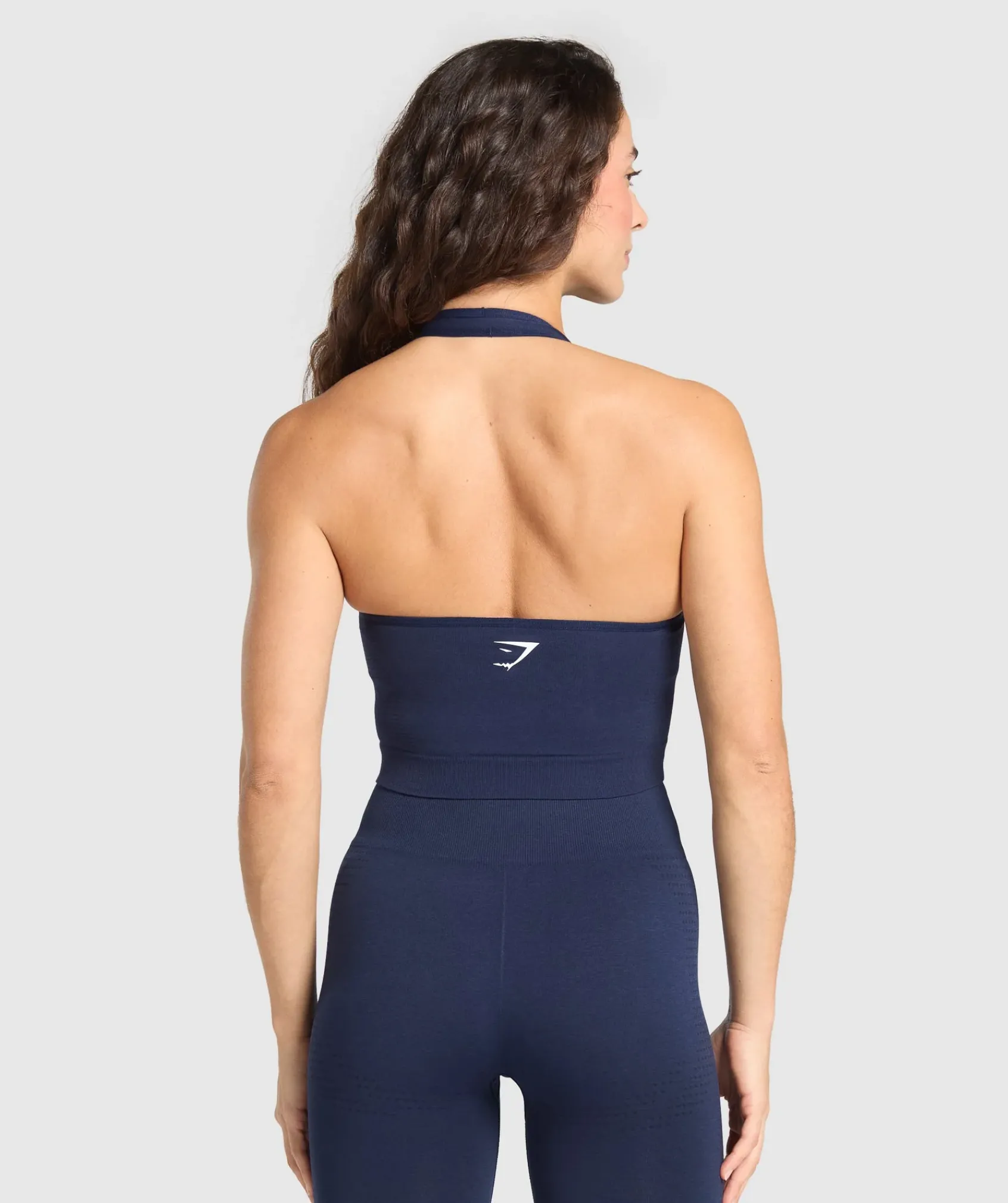 DAMES Gymshark Croptops|Tanktops*Vital Seamless Halter Neck Tank With Shelf