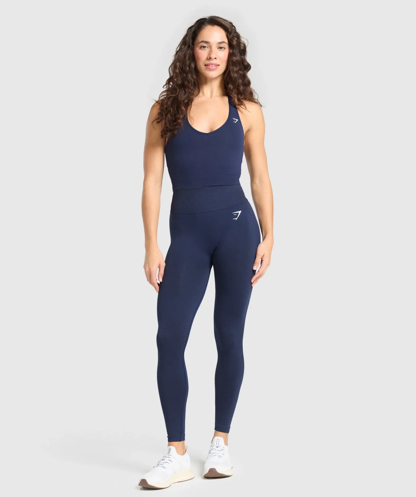 DAMES Gymshark Croptops|Tanktops*Vital Seamless Halter Neck Tank With Shelf