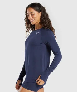 DAMES Gymshark Bedekkende Sportkleding|T-shirts*Vital Seamless Light Long Sleeve Top