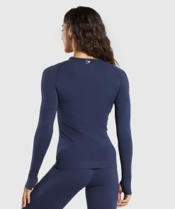 DAMES Gymshark Bedekkende Sportkleding|T-shirts*Vital Seamless Long Sleeve Top