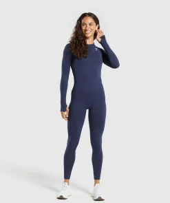 DAMES Gymshark Bedekkende Sportkleding|T-shirts*Vital Seamless Long Sleeve Top