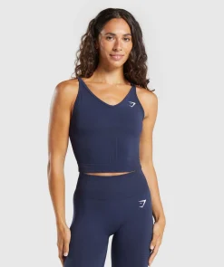 DAMES Gymshark Croptops|Tanktops*Vital Seamless Midi Tank